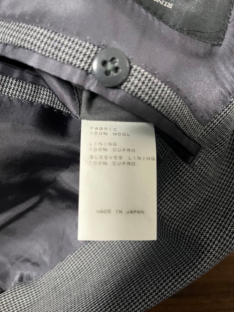 k　リングヂャケット テーラード ジャケット ハウンドトゥース　サイズ44