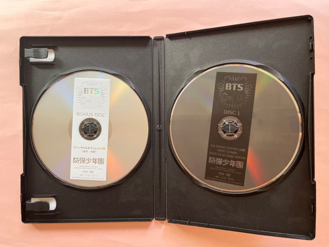BTS 防弾少年団 1st JAPAN SHOWCASE DVD 2枚組
