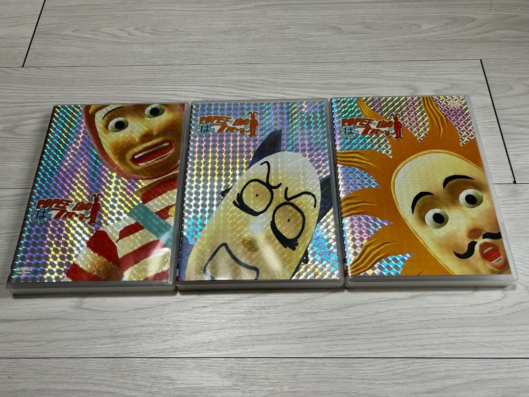 POPEE the ぱフォーマー DVD 全3巻セット　ステッカー付き