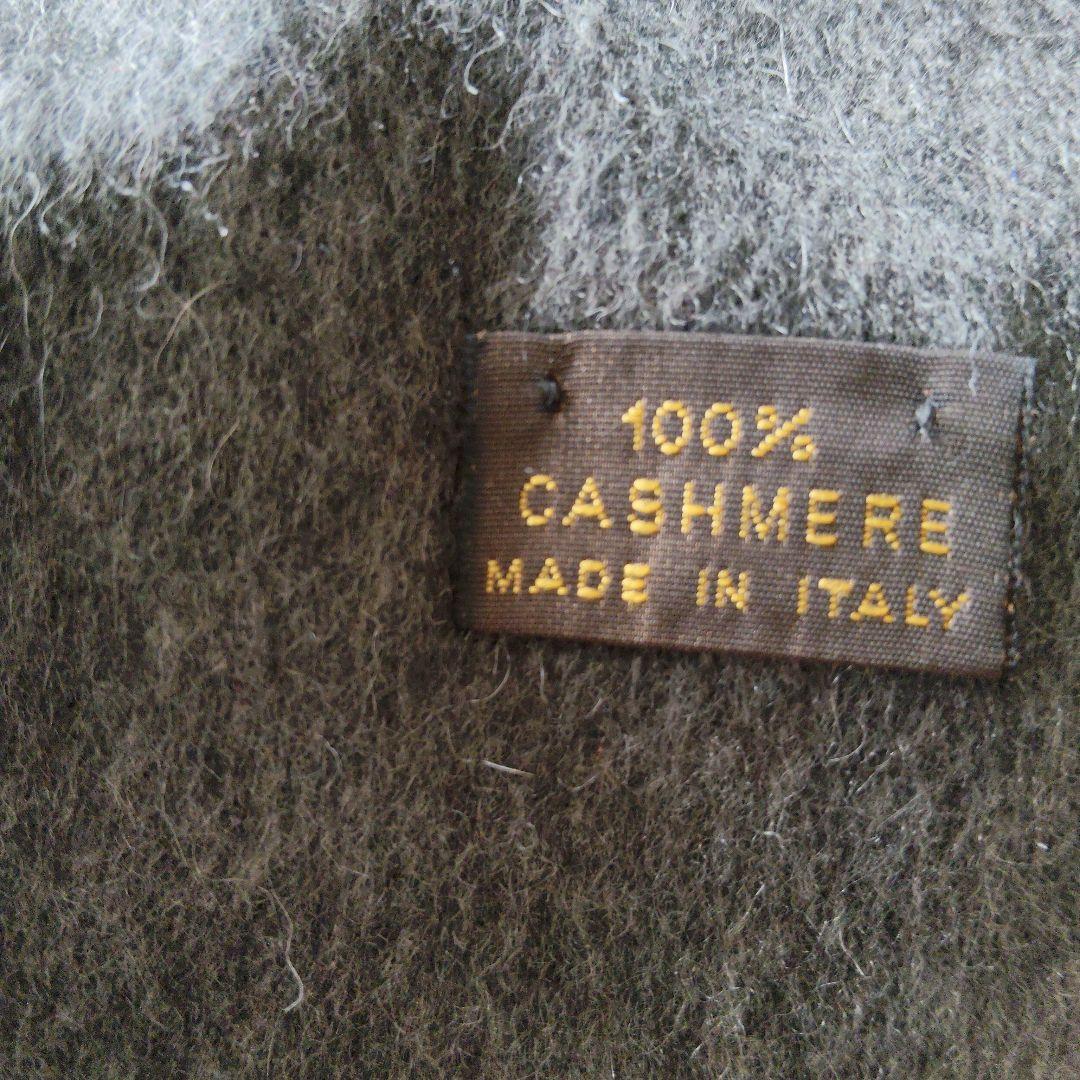 Loro Piana 100%カシミヤ マフラー グレー系