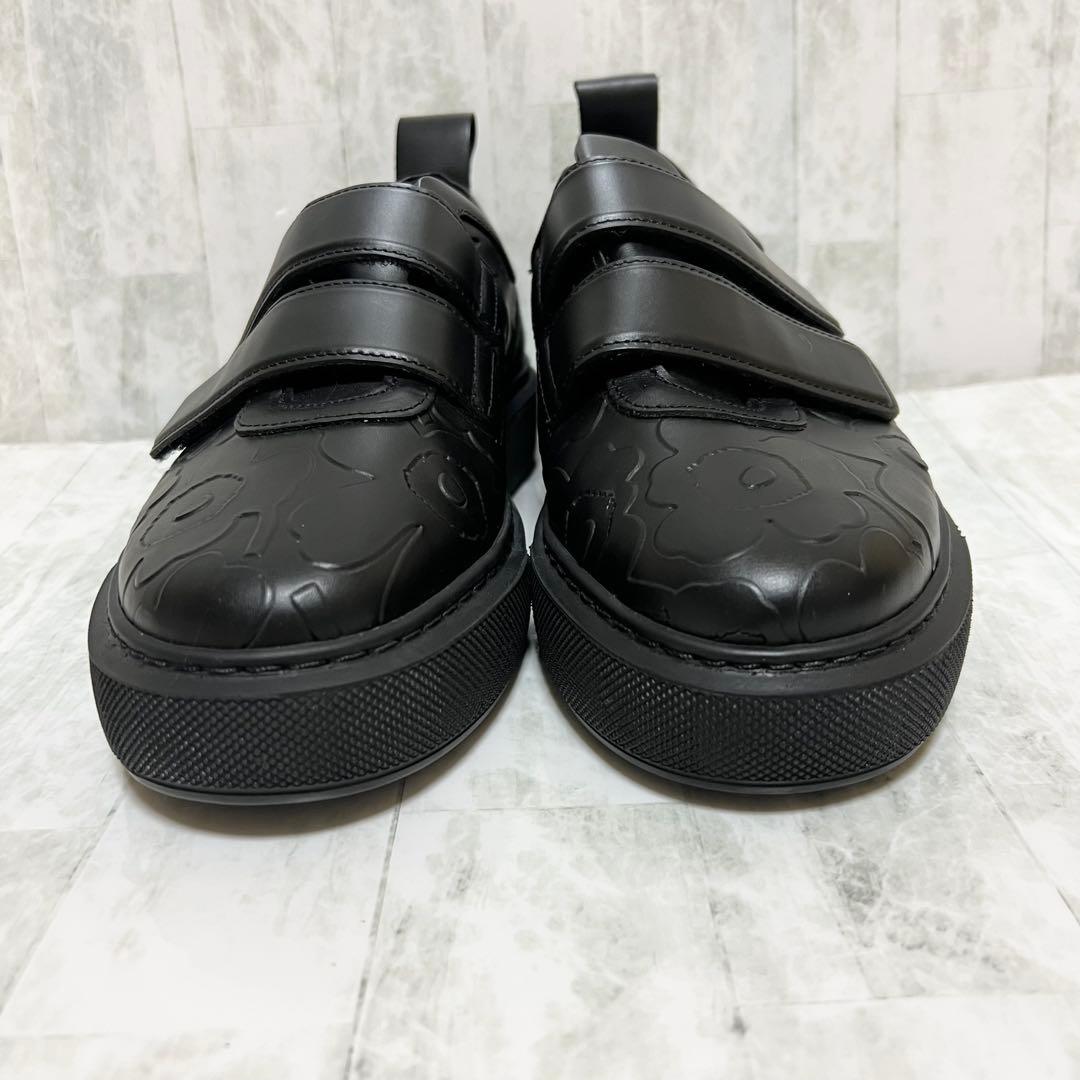 マリメッコ marimekko ウニッコ　本革　レザースニーカー ブラック　25