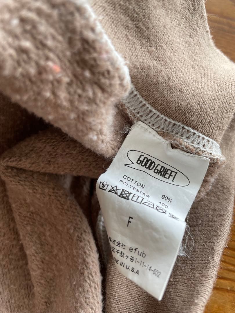 レア　Curensology別注 GOOD GRIEF!スウェット