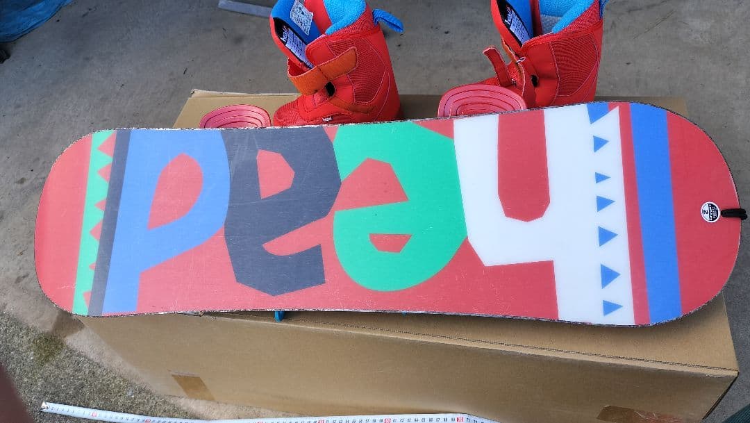 スノーボード ビンディング　セット　80cm 子供　キッズ　ブーツ　 16.5