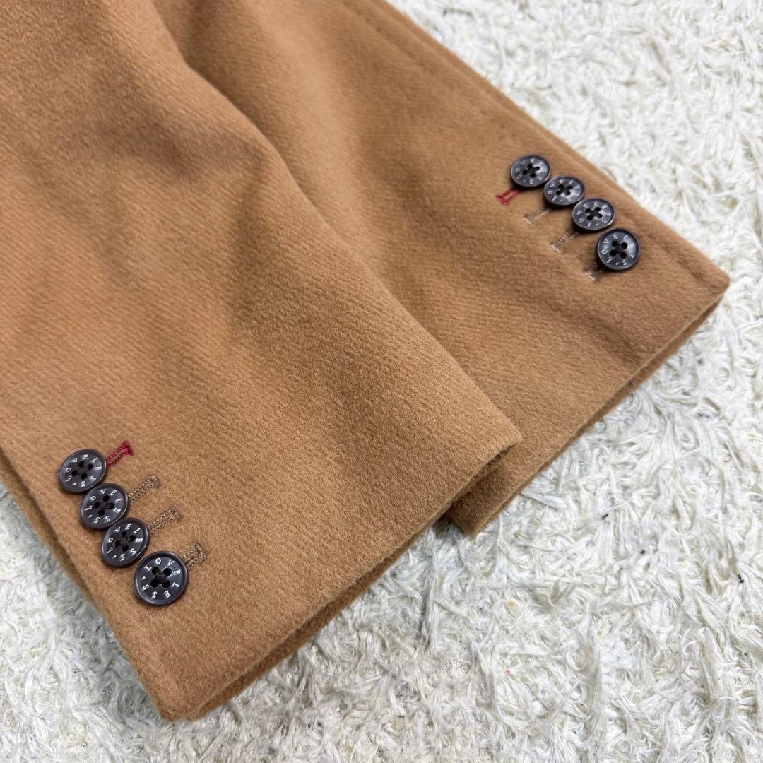 美品　ラブレス　メンズ　チェスターコート　キャメル　ウール　アウター　秋冬　S