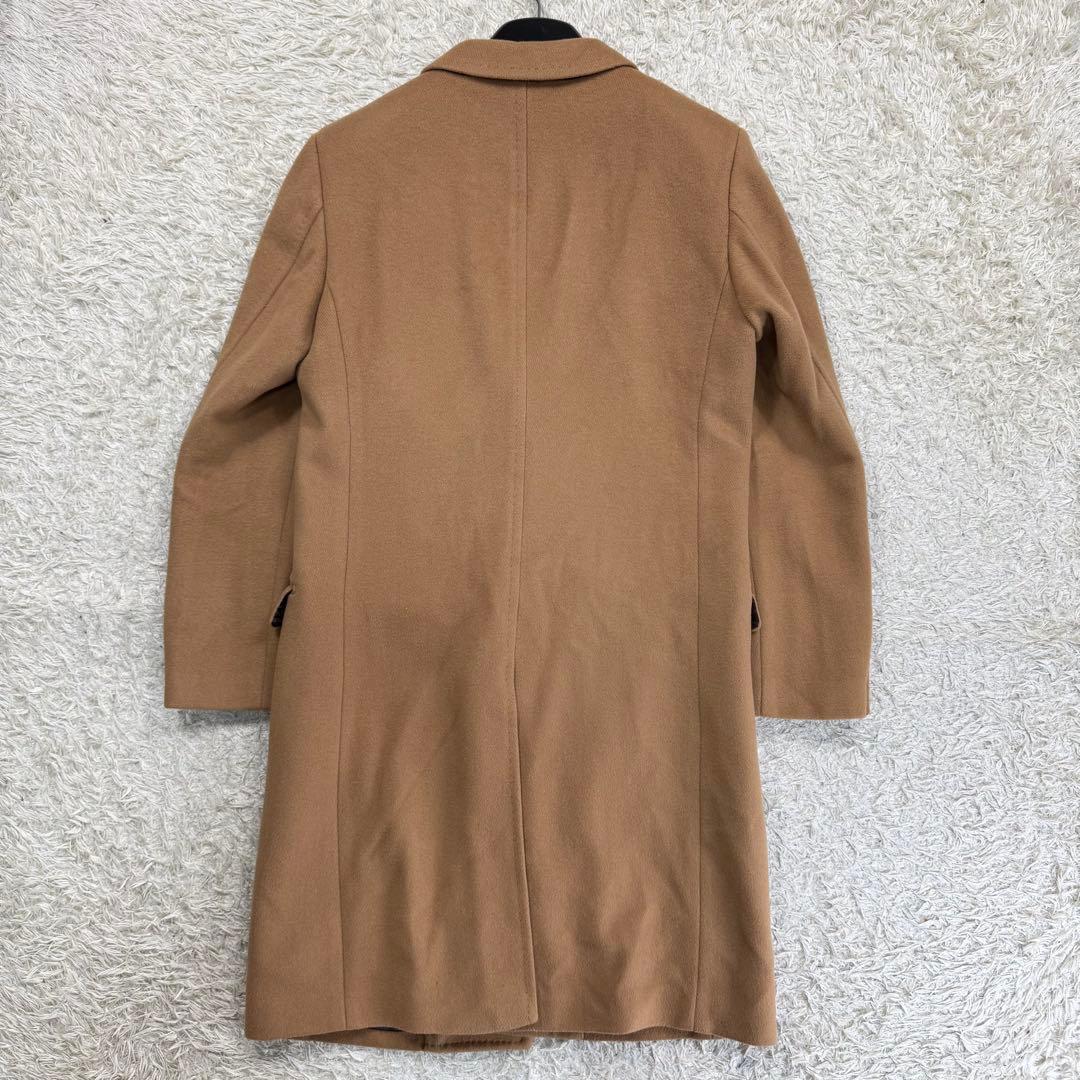 美品　ラブレス　メンズ　チェスターコート　キャメル　ウール　アウター　秋冬　S