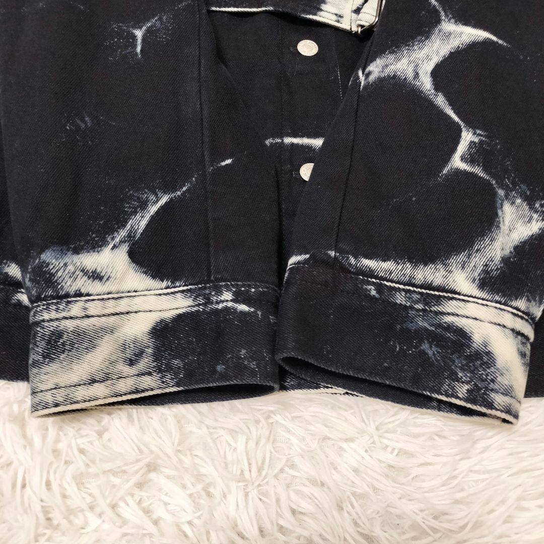 美品 DRIES VAN NOTEN デニム ジャケット ブリーチ ベルト