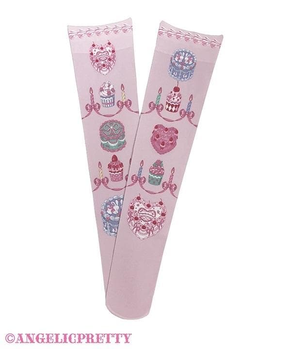 Angelic Pretty Happy Cakesオーバーニー ピンク