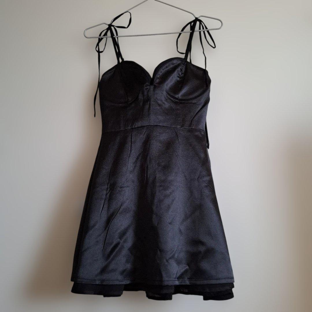 ♡*様 ROBE de FLEURS サテン/ フロントシフォン/ ミニ/ キャ