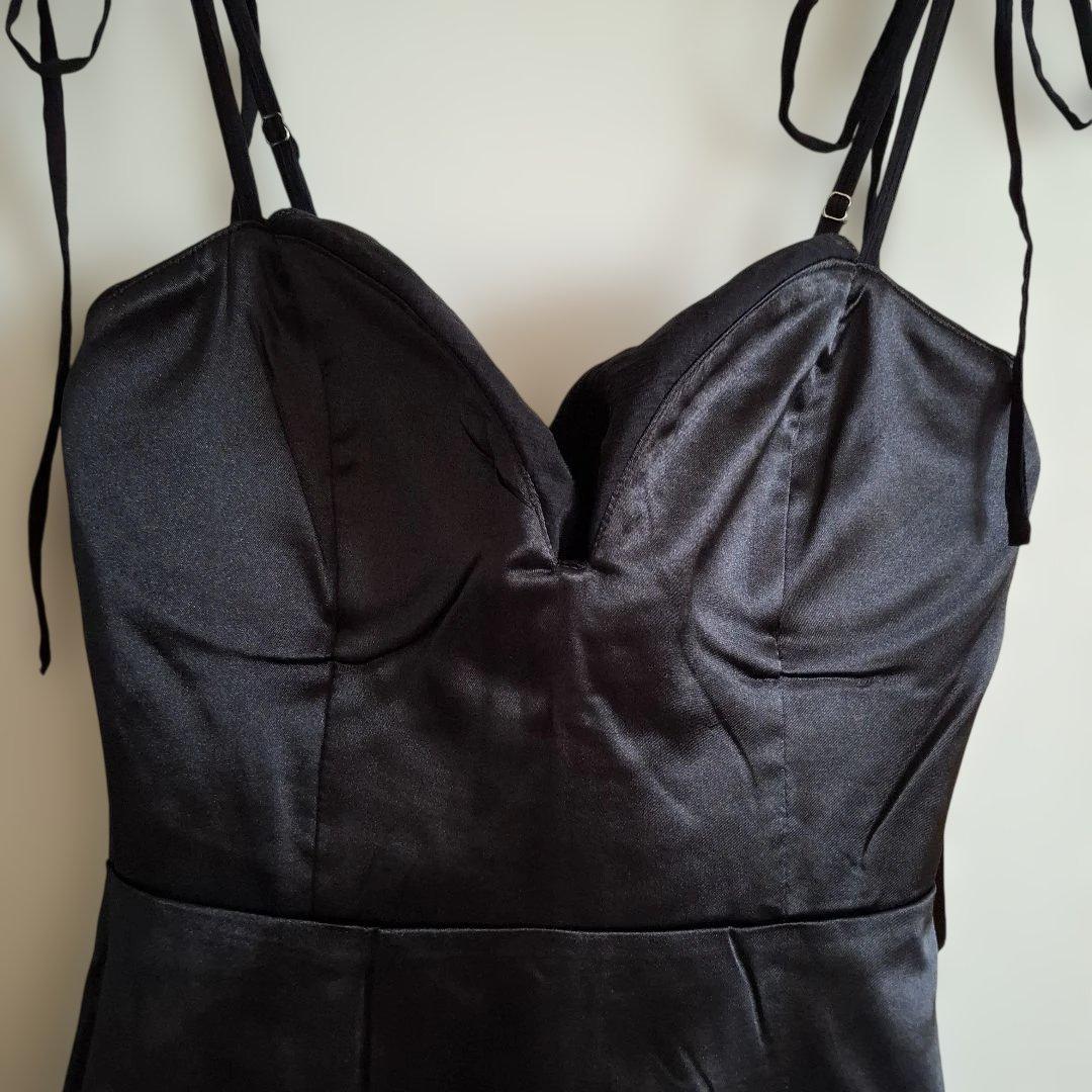 ♡*様 ROBE de FLEURS サテン/ フロントシフォン/ ミニ/ キャ