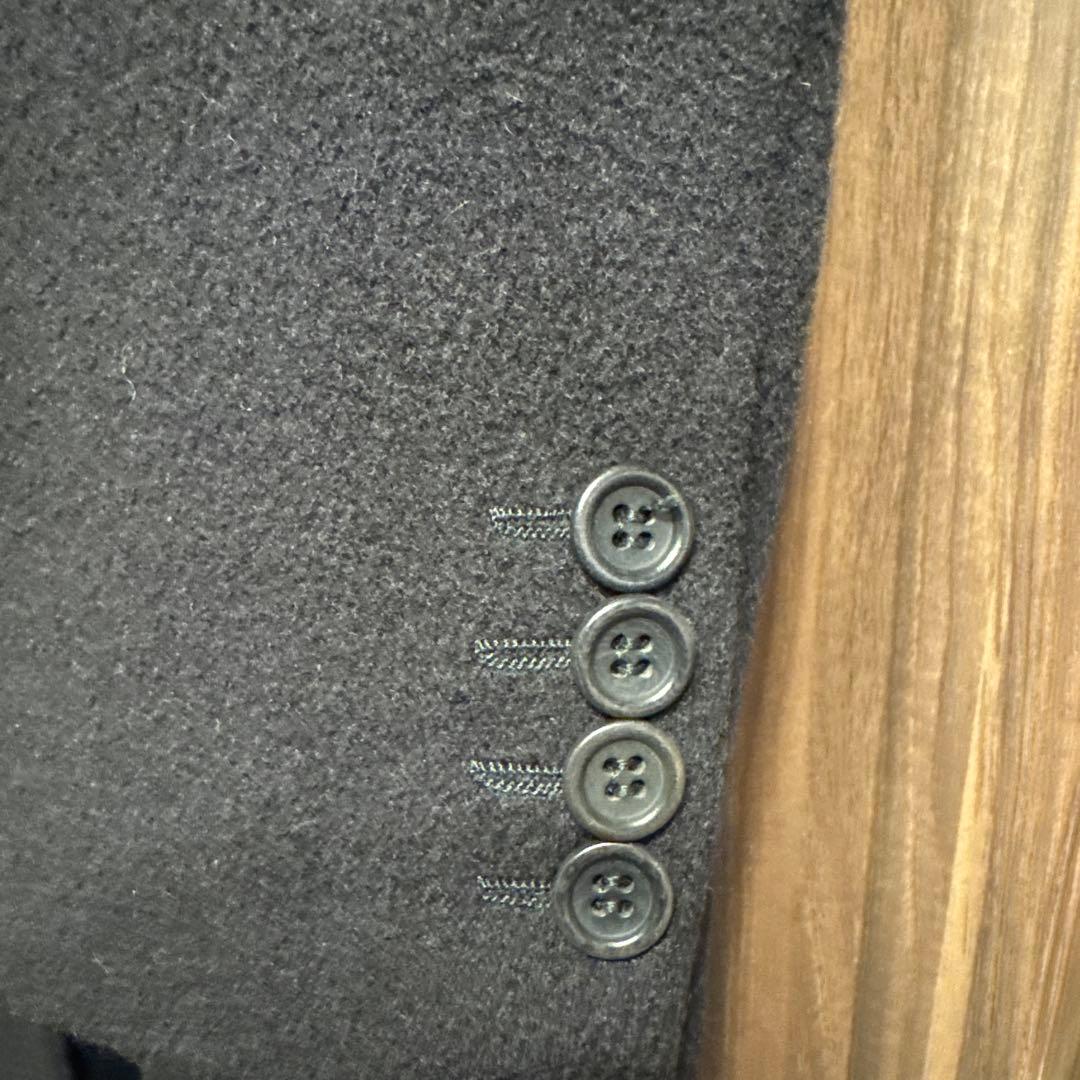 ARMANI COLLEZIONI カシミヤ ブラック チェスターコート