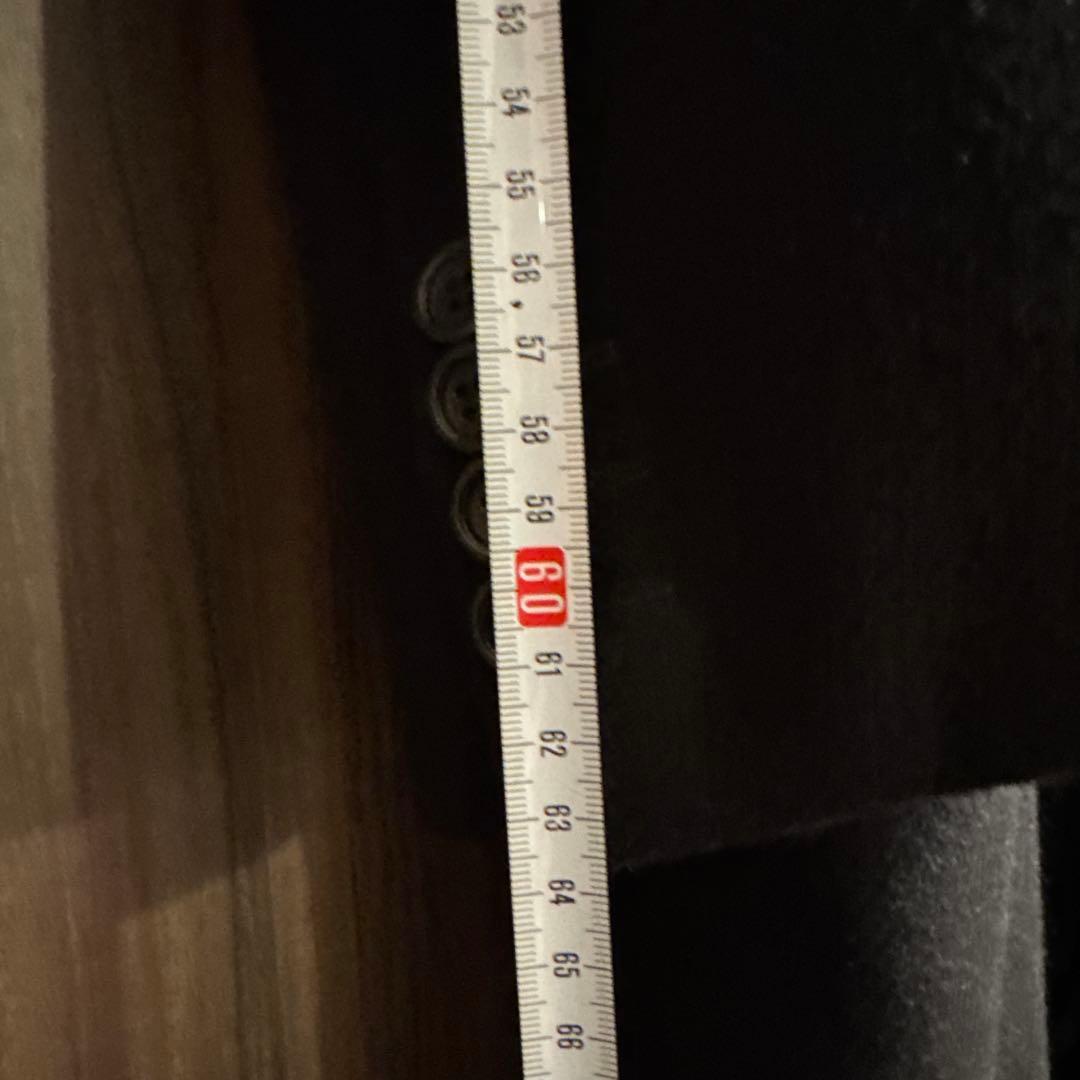 ARMANI COLLEZIONI カシミヤ ブラック チェスターコート