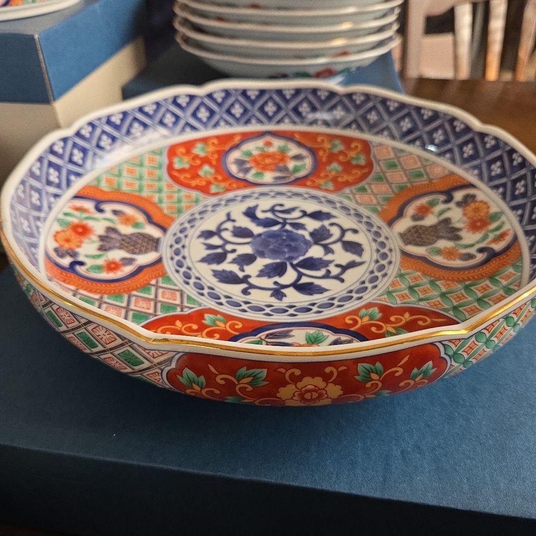 染錦古伊万里　一式揃　新品未使用