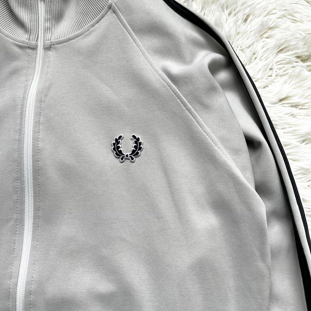 フレッドペリー トラックジャケット ジャージ 90s ポルトガル製 ライトグレー