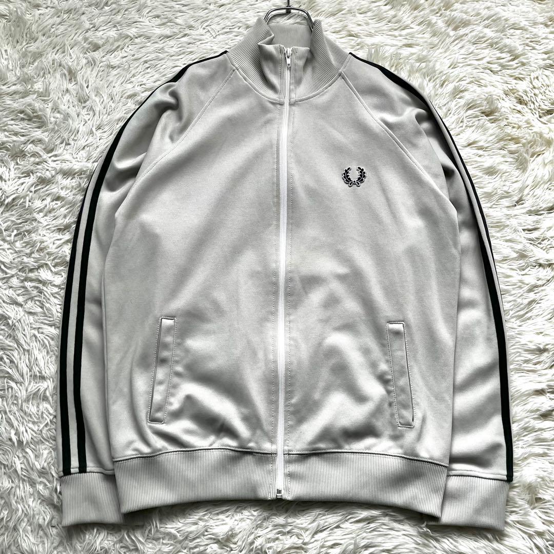 フレッドペリー トラックジャケット ジャージ 90s ポルトガル製 ライトグレー