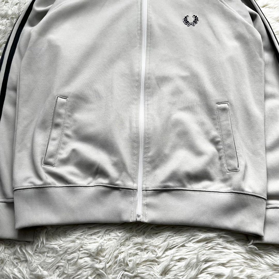 フレッドペリー トラックジャケット ジャージ 90s ポルトガル製 ライトグレー