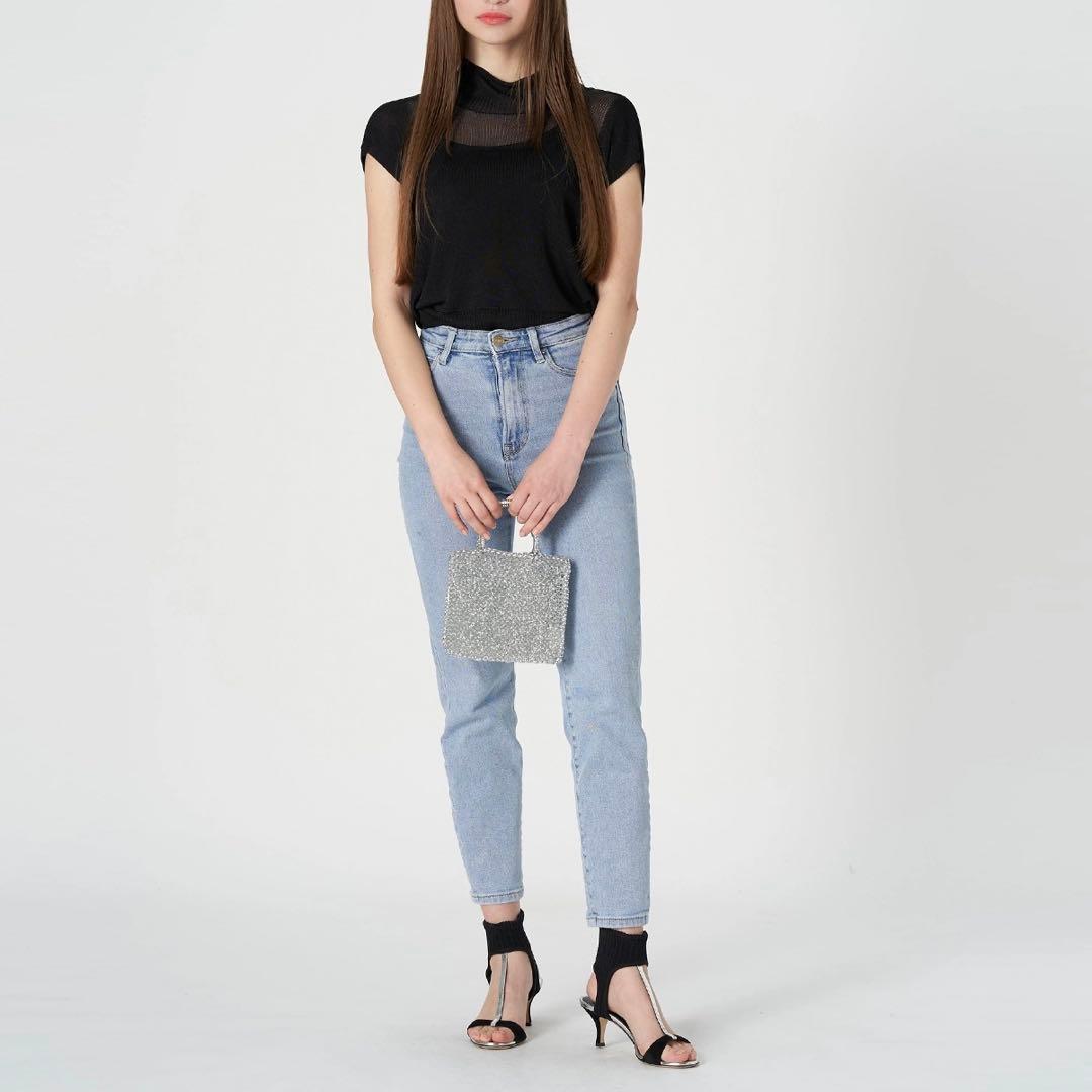 美品　ANTEPRIMA　スタンダードミニアトゥーラ　インナーバッグ　シルバー