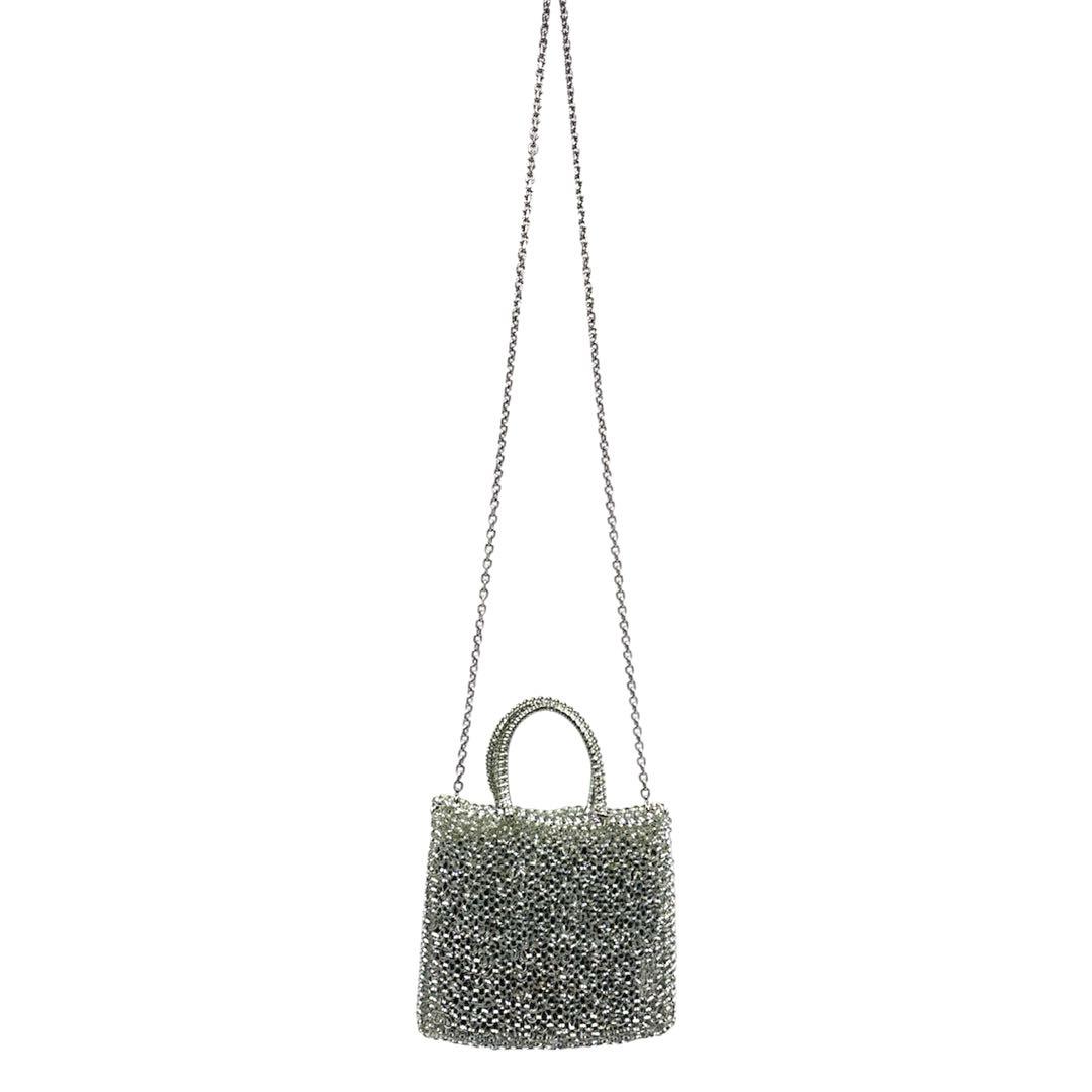 美品　ANTEPRIMA　スタンダードミニアトゥーラ　インナーバッグ　シルバー