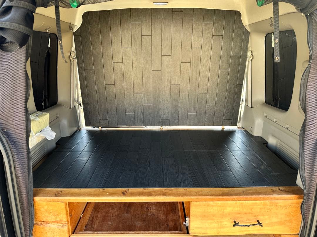 エブリイワゴンDA64W専用簡易ベッド展開収納 マーゴンさん専用