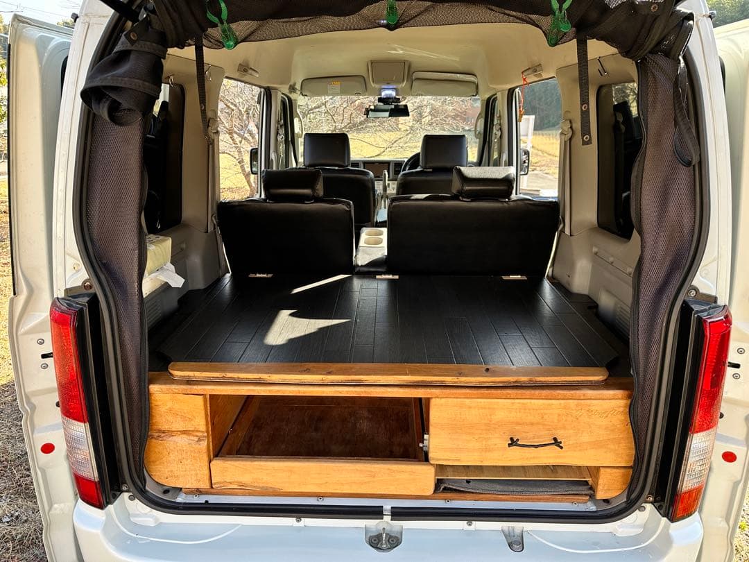 エブリイワゴンDA64W専用簡易ベッド展開収納 マーゴンさん専用