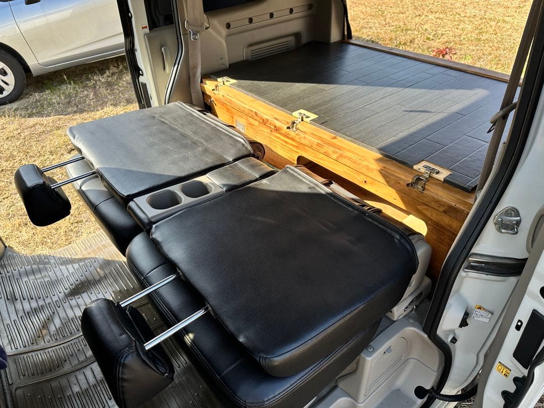 エブリイワゴンDA64W専用簡易ベッド展開収納 マーゴンさん専用