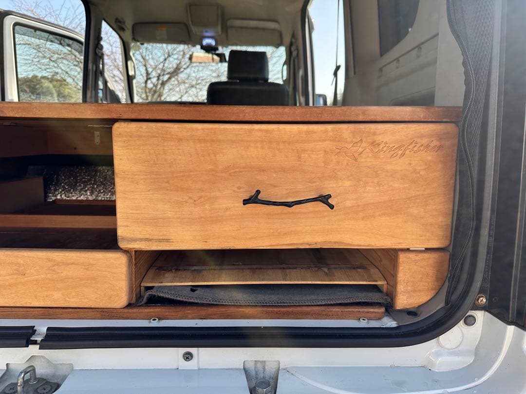 エブリイワゴンDA64W専用簡易ベッド展開収納 マーゴンさん専用