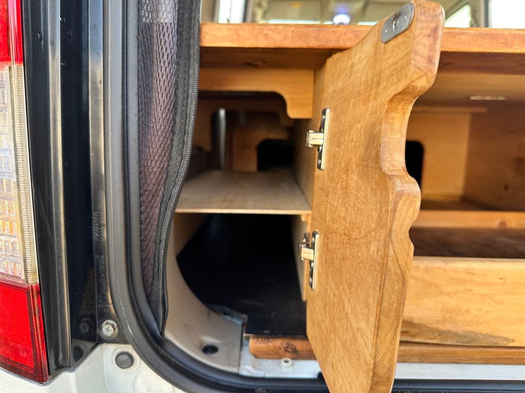 エブリイワゴンDA64W専用簡易ベッド展開収納 マーゴンさん専用