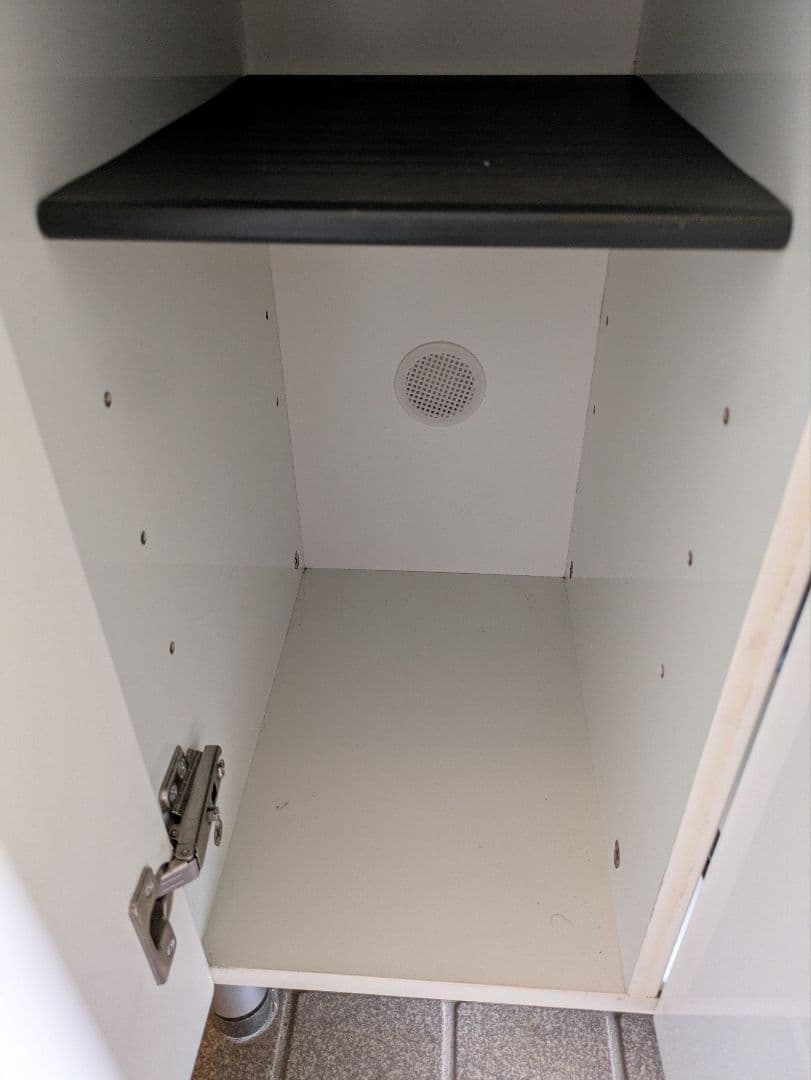 めぐ様限定　ホワイトシューズラック ミラー付き