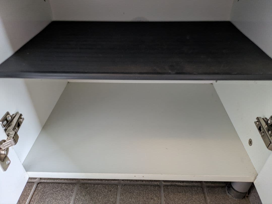 めぐ様限定　ホワイトシューズラック ミラー付き