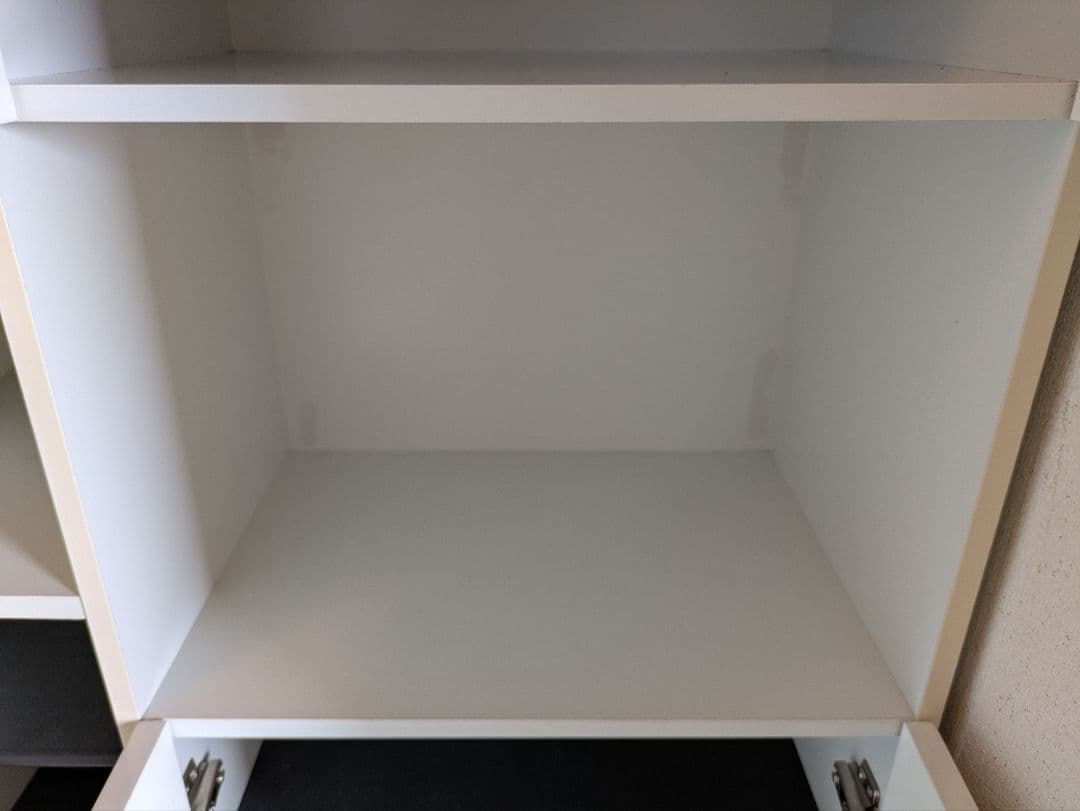 めぐ様限定　ホワイトシューズラック ミラー付き