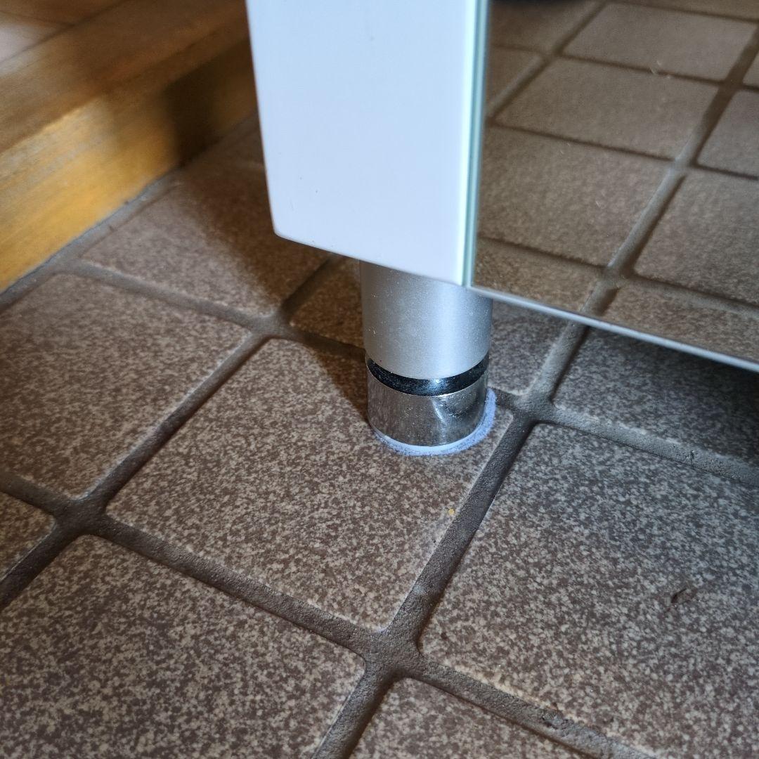 めぐ様限定　ホワイトシューズラック ミラー付き