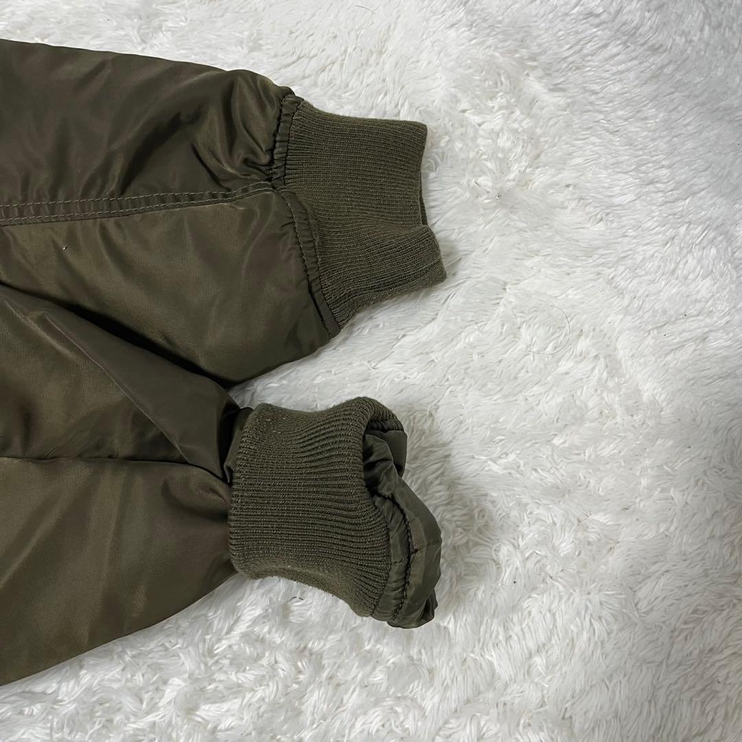 美品 Norton MA-1 フライトジャケット 刺繍 ワッペン XL カーキ