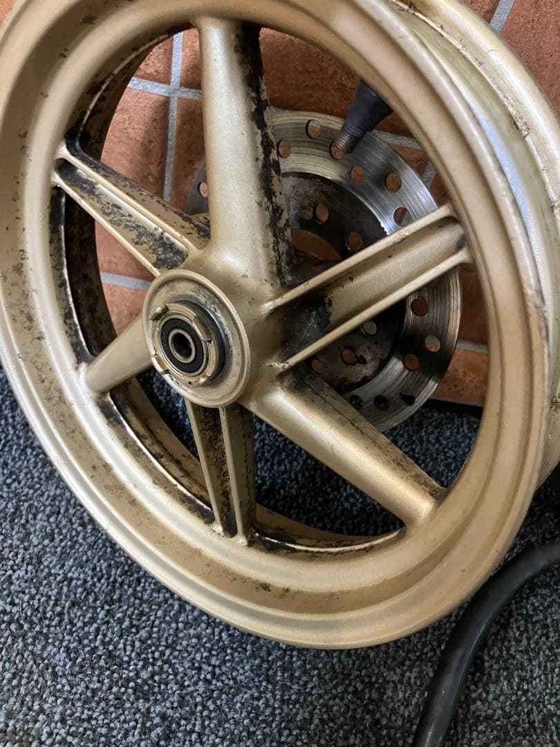 ライブディオZXフロントディスク　ホイール前後