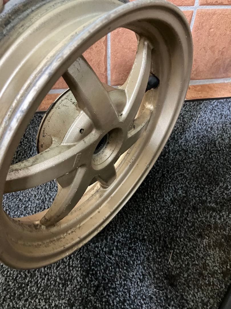 ライブディオZXフロントディスク　ホイール前後