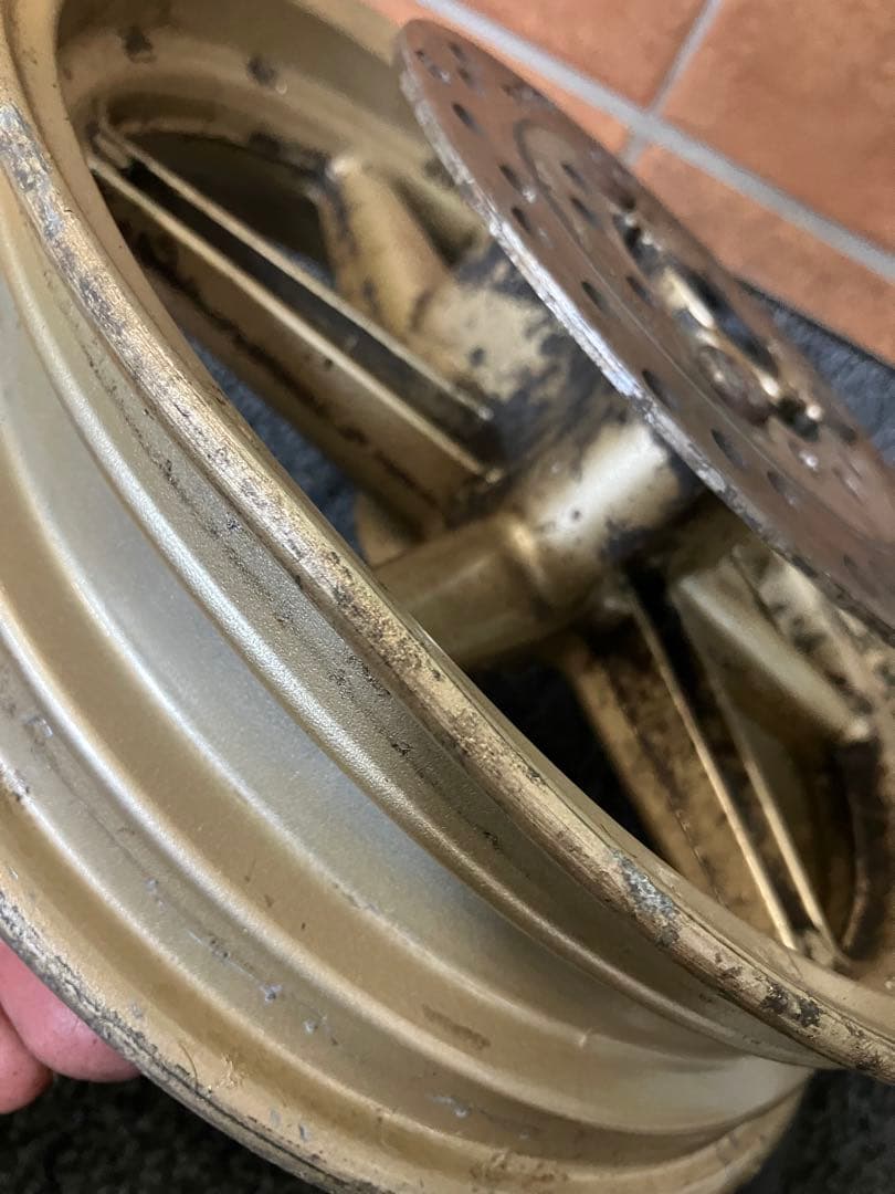 ライブディオZXフロントディスク　ホイール前後