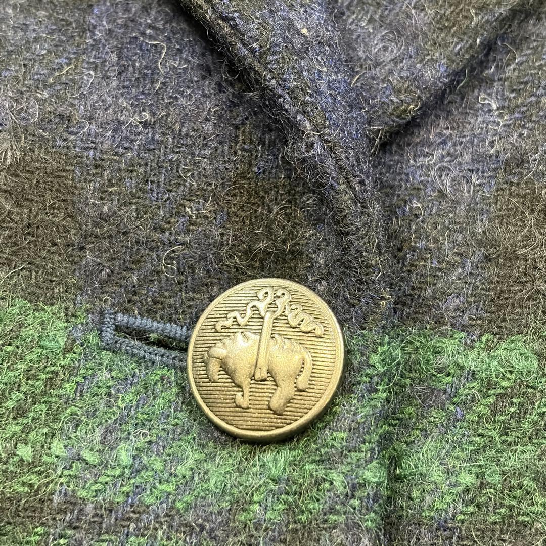 Brooks Brothers ツイードチェック MOON社生地 テーラード S