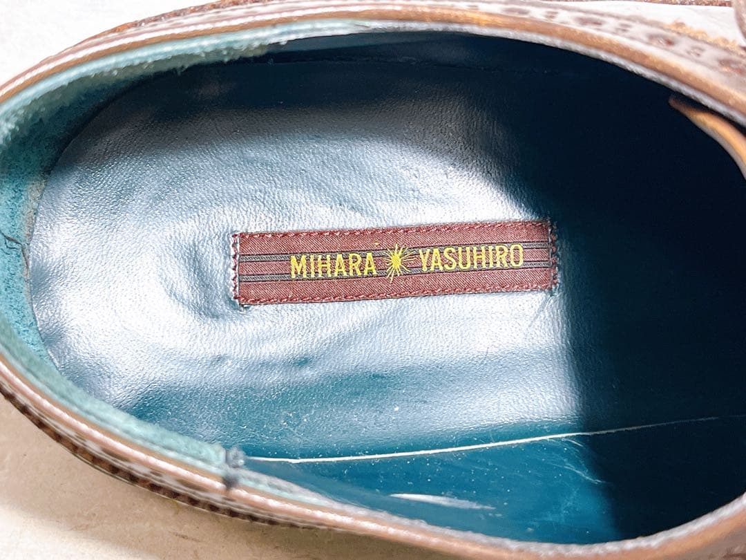 【極美品】MIHARA YASUHIRO 高級 ウィングチップ 26.5cm