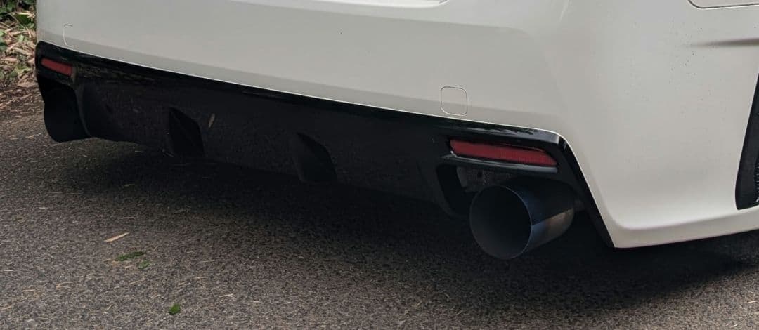 マークX Befree115Φ チタン風ストレートマフラー