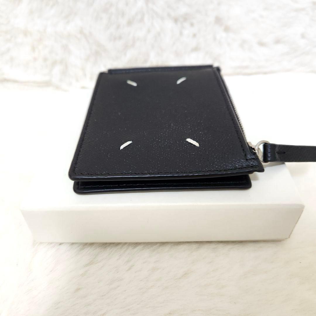 ✨新品未使用　付属品完備✨マルジェラ　マネークリップ　小銭入れ　ステッチ　黒