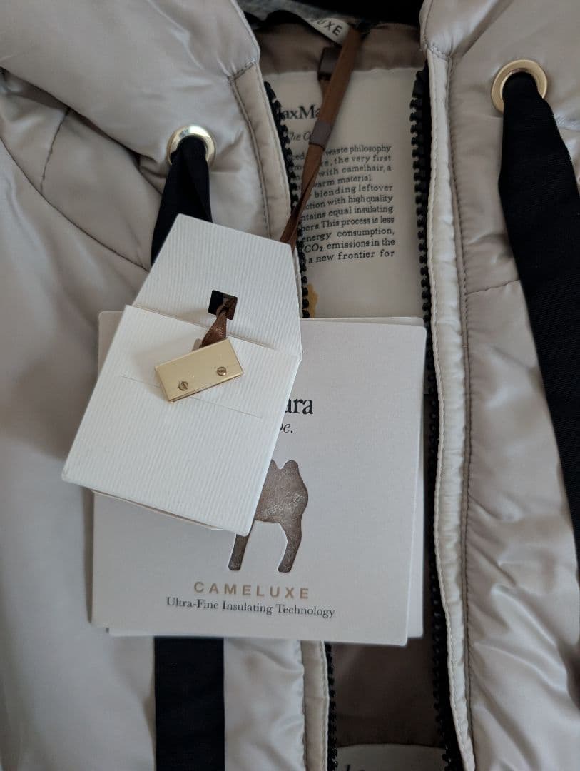 新品　Max Mara THE CUBE 撥水 ジレ ベスト 黒　Ｓ　38