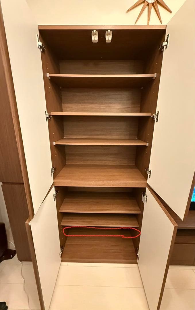 ニトリ【ポルテ】キャビネット収納棚