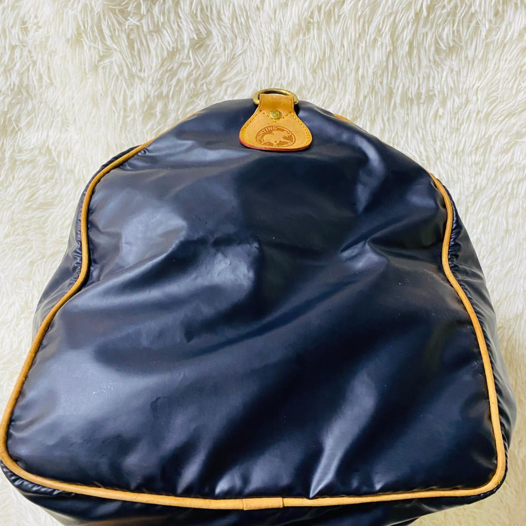 人気 ハンティングワールド 大容量 バチューサー ボストンバッグ ロゴ