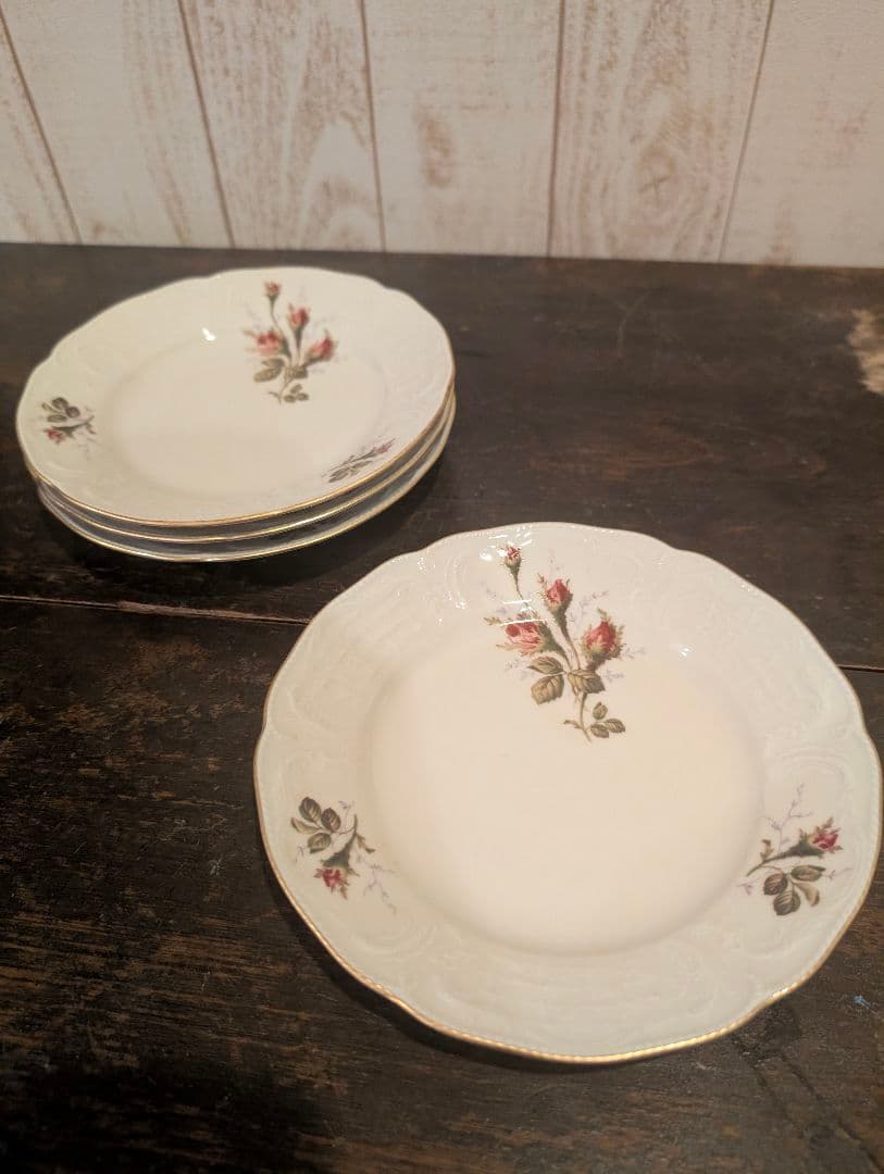 h*i様 ローゼンタール　デザート皿　花柄陶磁器皿 4枚セット