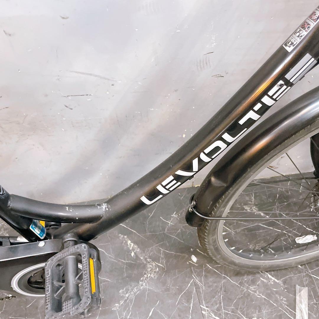 引き取り価格 荷物台【981】《限定》ママチャリ LEVOLTE ブラック