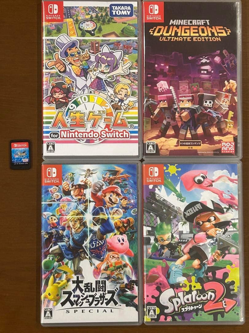 ニンテンドーswitchソフト5本まとめ売り