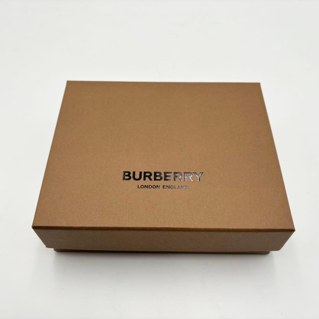 新品未使用 BURBERRY バーバリー TBロゴ 6連キーケース 黒 レザー