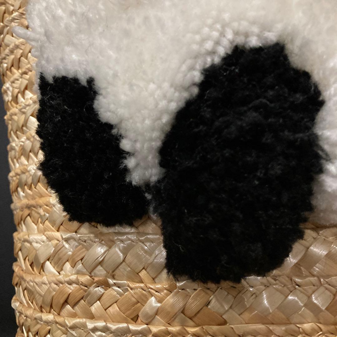 美品　TREASURE TOPKAPI アニマル カゴバッグ　パンダ