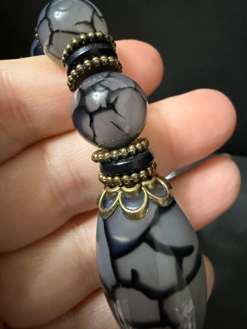 ドラゴン瑪瑙天珠 ブレスレット