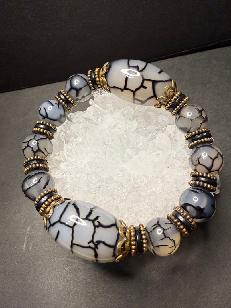 ドラゴン瑪瑙天珠 ブレスレット