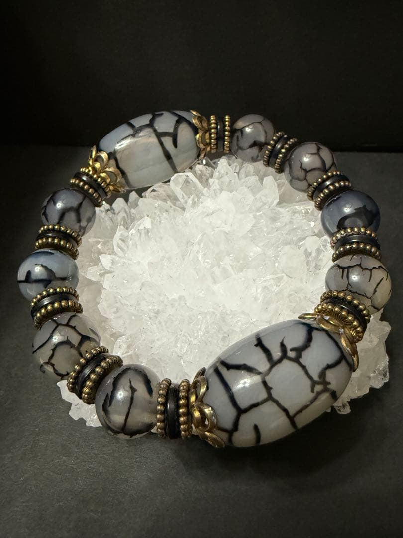 ドラゴン瑪瑙天珠 ブレスレット