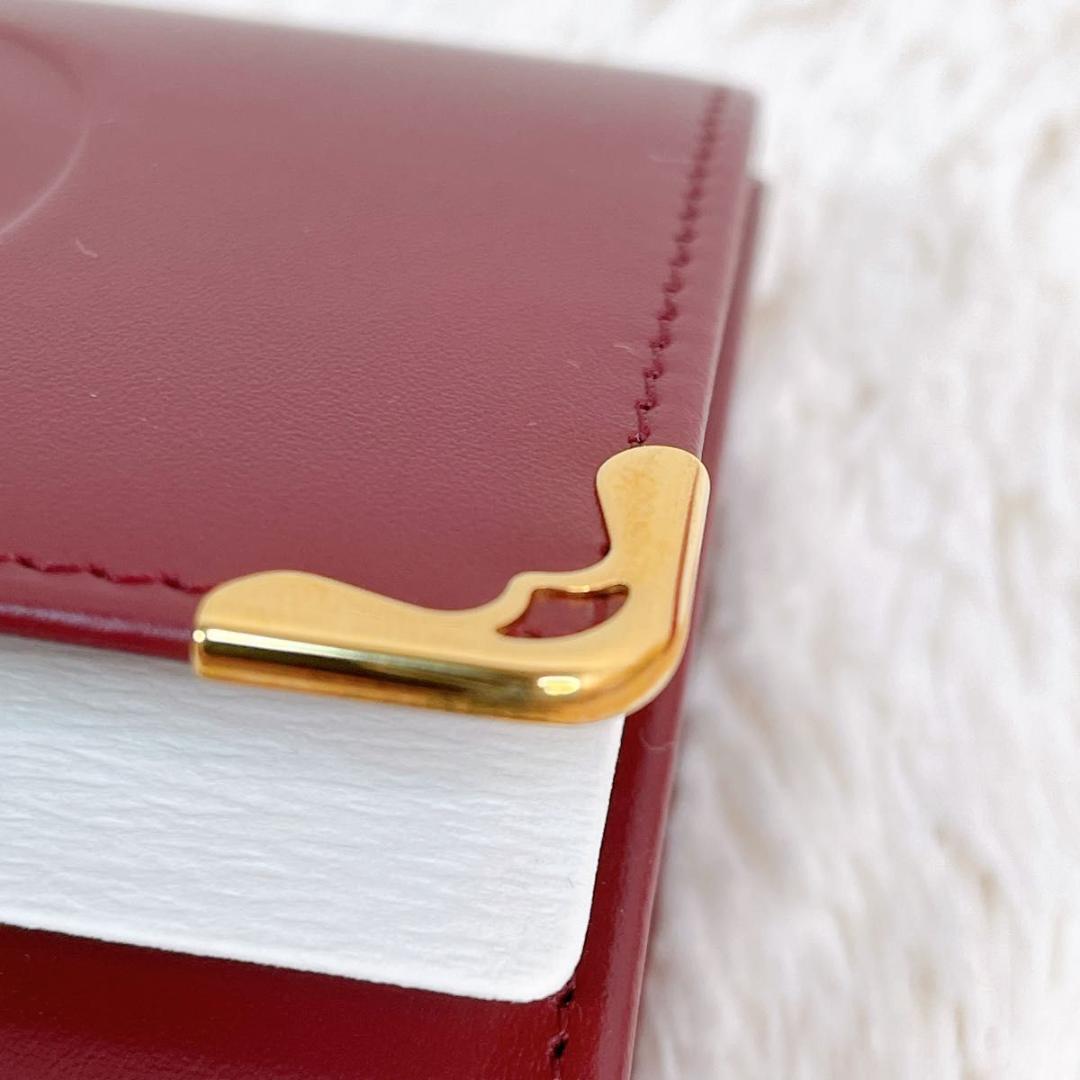 【希少】未使用保管品 CARTIER マストライン ケース ボルドー